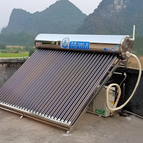 广东厂家工厂批发中小型家用太阳能加空气能 太空能热水器招代理
